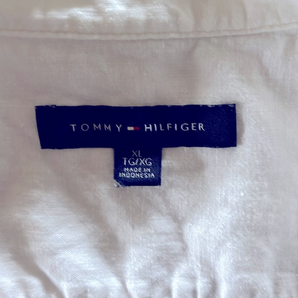Tommy Hilfiger button down shirt with cool backside design